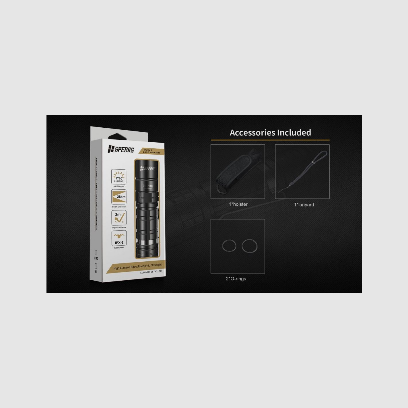 SPERAS TORCIA E1PRO 284M 1700LM, immagine 12 di 12