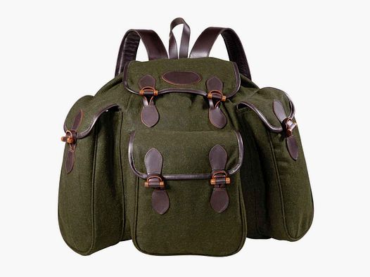 Luxe Loden Geruisloze Jacht Rugzak Groen - WAIDMANN