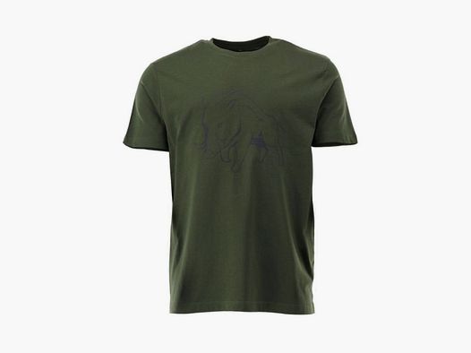 Orbis H-T-Shirt mit Wildsau Druck