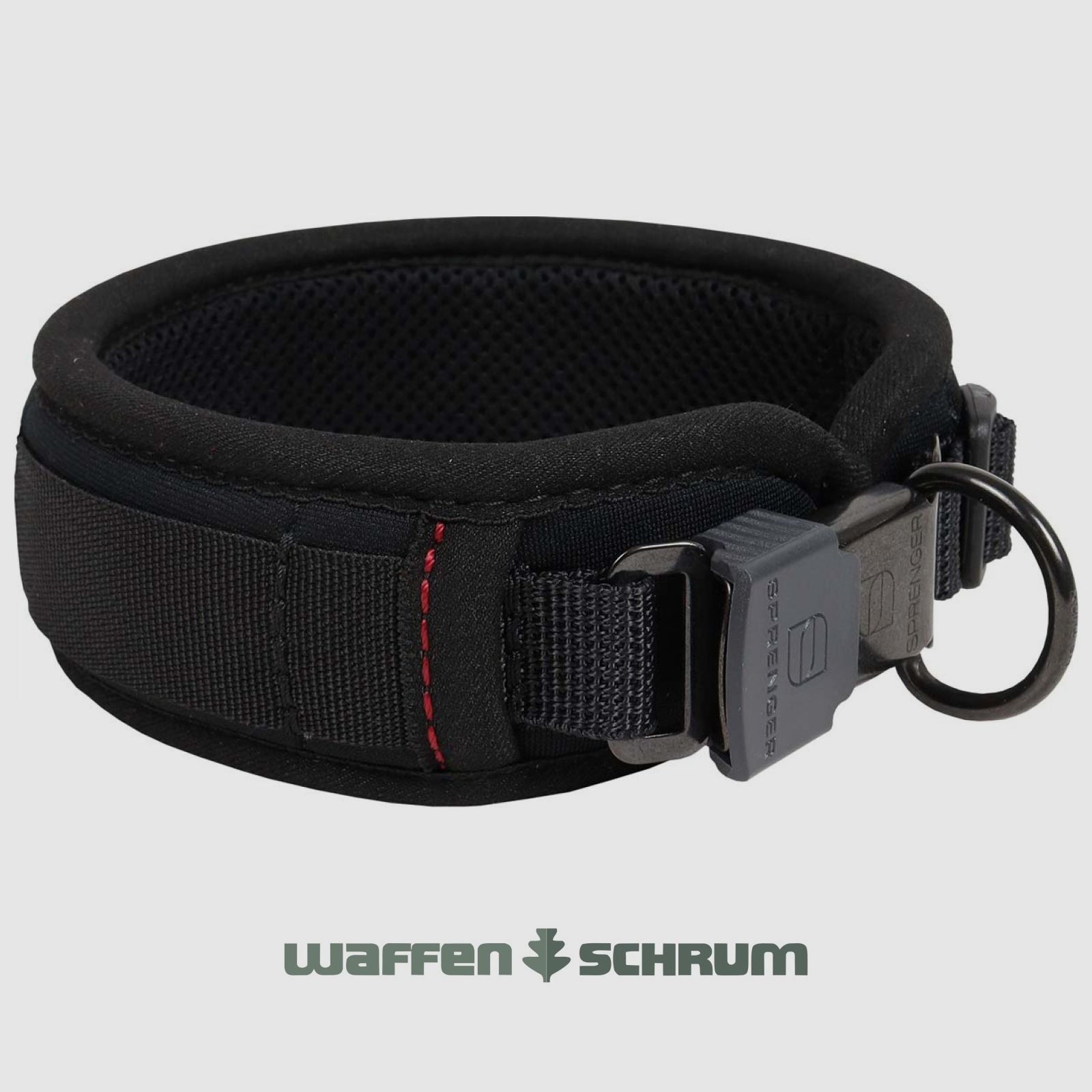 AKAH Neoprene Collar Comfort Plus - Black Plastic Quick Release