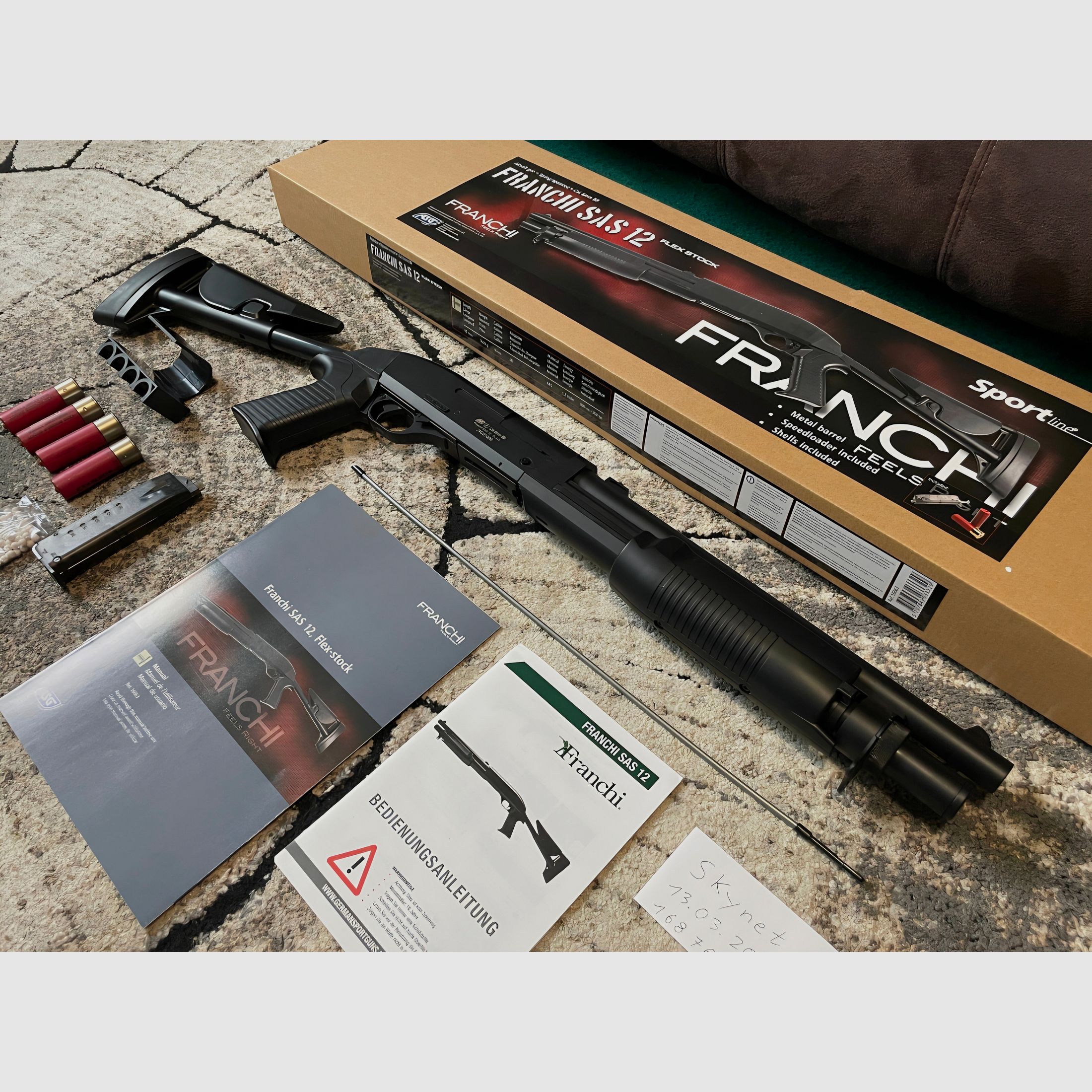 SAS Franchie 1,2 J Shotgun Federdruck