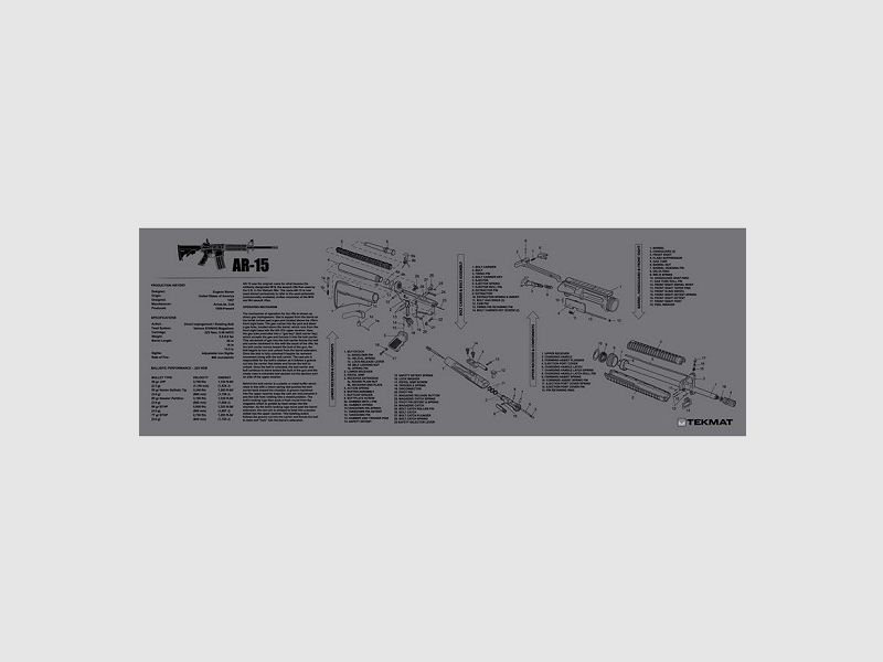 Tapis de support AR-15, image 1 sur 2