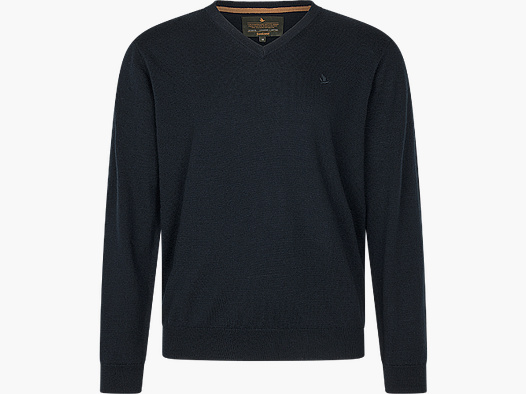 Seeland Pine Suéter de Cuello en V Zafiro Oscuro L