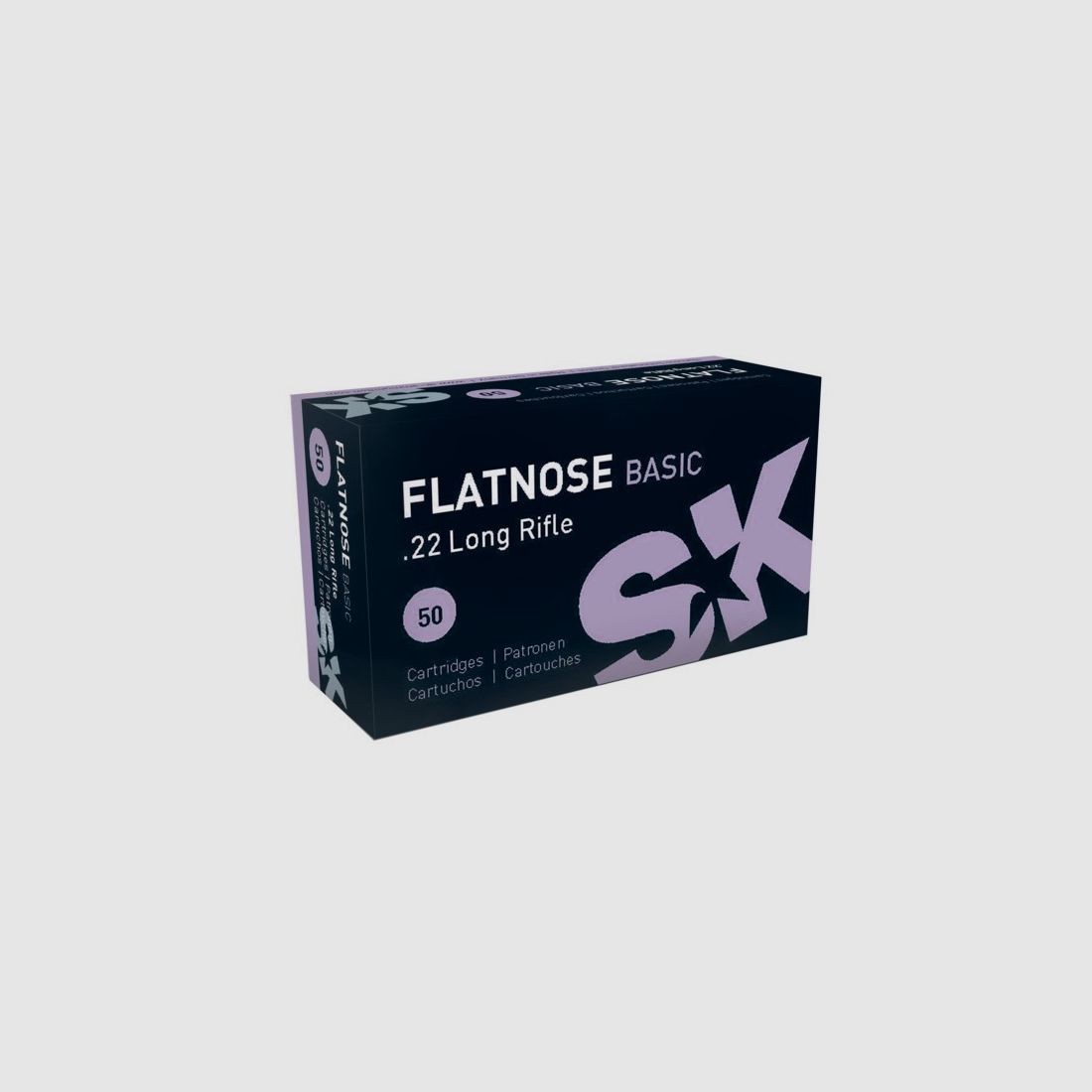 SK Flatnose Basic, .22 LR, LRN, 40 gr, 50 pièces