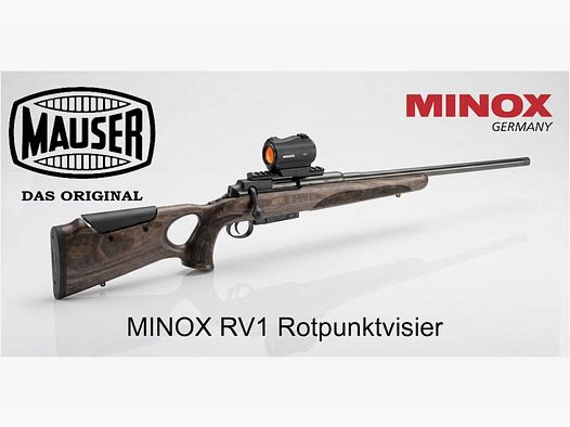 Actie Set Mauser 25 Max .308 Win. Rechtshandige Repetitiegeweer met MINOX RV1 Roodpunt .308Win