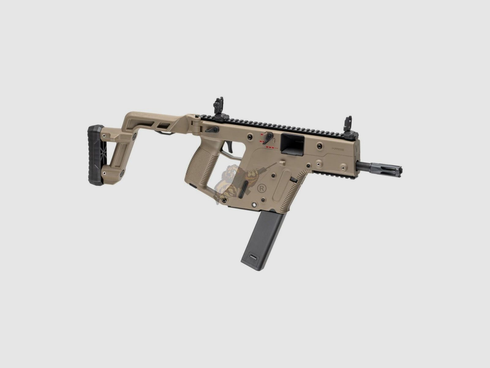 Kriss Vector V2 Airsoft en Dark Earth - max. 0,5 Joule (Krytac)