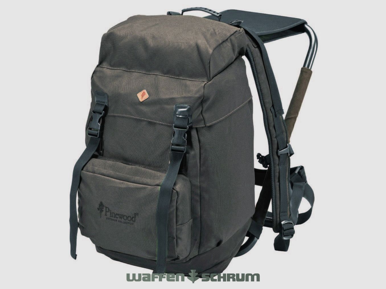 Pinewood Sitzrucksack Suede Braun 35l