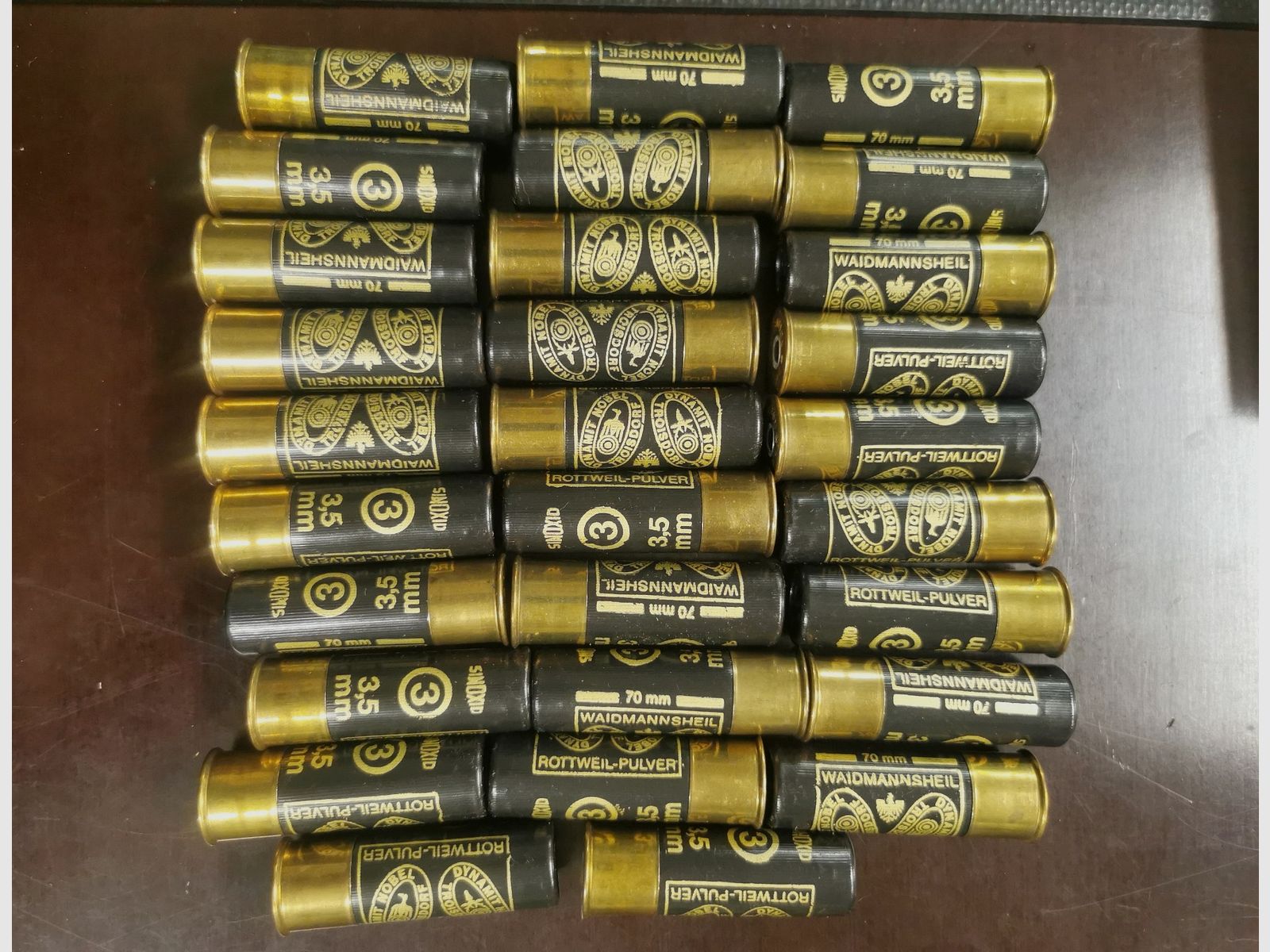 Shot 16/70 and 16/67.5