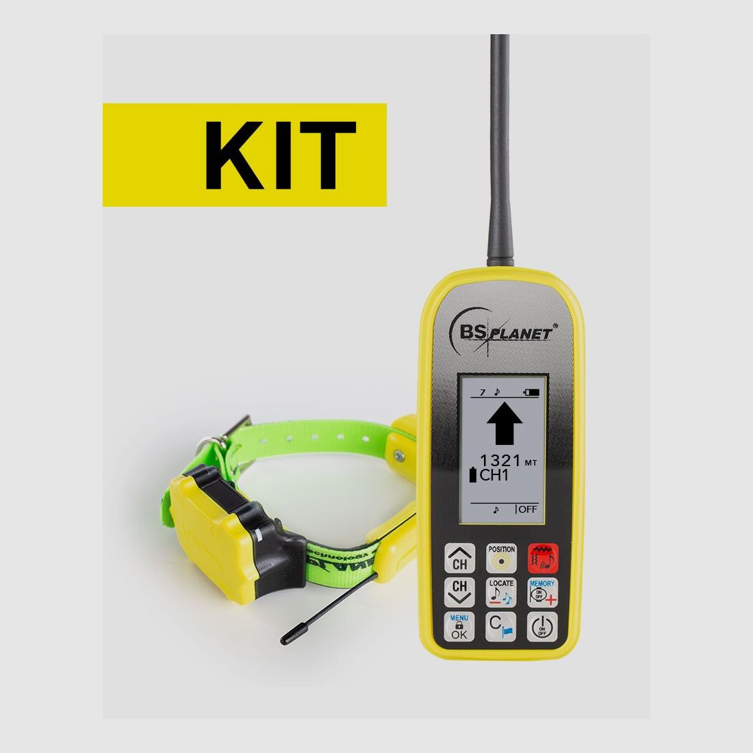 PALMARE E RADIO COLLARE GPS SATELLITARE COMPATTO BS103KIT LEGEND UNICO, immagine 2 di 3