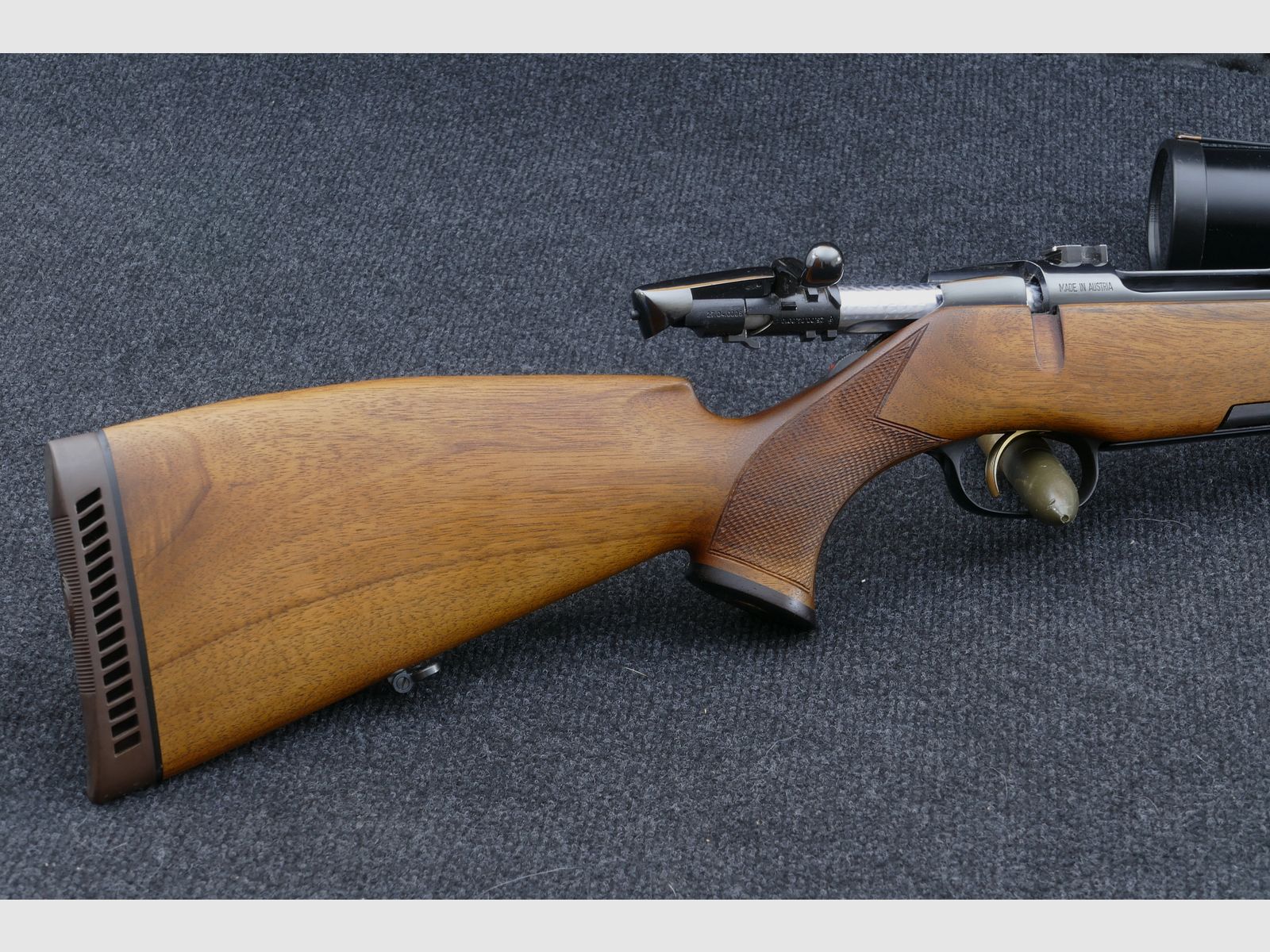 Steyr Mannlicher Luxus M en calibre .30-06 Springfield de primera mano en estado original excepcionalmente bueno, casi como nuevo WHB295