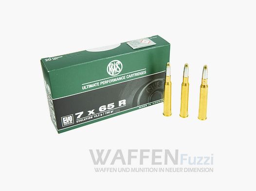 Munizioni da caccia RWS calibro 7x65R Evo 159gr
