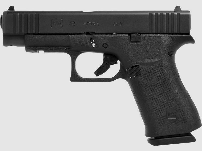 Glock Pistole G48 Rail FS 9mm Luger 4.17″ / 106 mm 10+1, Compact Slimline