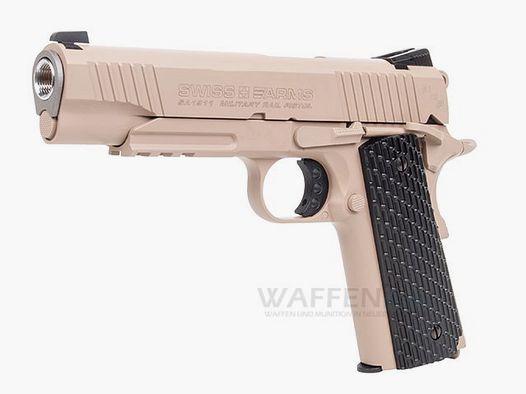 P1911 de Swiss Arms, metal completo, retroceso, calibre 4,5 mm BB