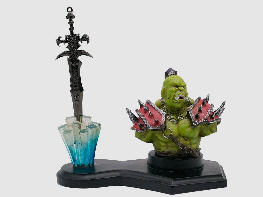 WOW Nóż do listów Zielony Orc