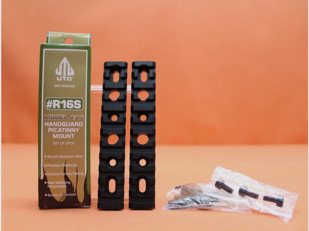 UTG - Leapers UTG Deluxe Model 4/15 Handguard Pic. (MNT-HGR16S) Picatinny Rail Set