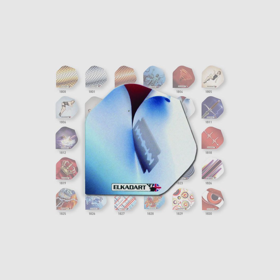 Elkadart Flights Razor Daimond Form 3 StĂĽck