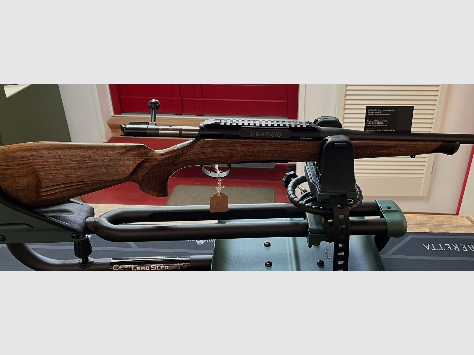 RÖWA Rössler Repetierbüchse Signature .308 Win. mit Luxus Holzschaft M15x1 Linksausführung