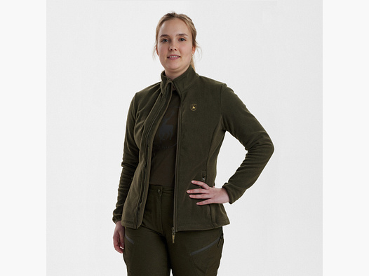 Lady Chasse Fleecejacke - Beluga – Kleidergröße Damen: 46
