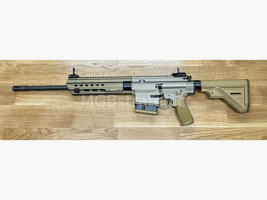 Heckler & Koch MR308 A3 16.5" - semi-automatic rifle .308 Win. HK MR308 A3 color sand - H&K MR 308 A3 - civilian version of the H&K 417 / H&K G27
