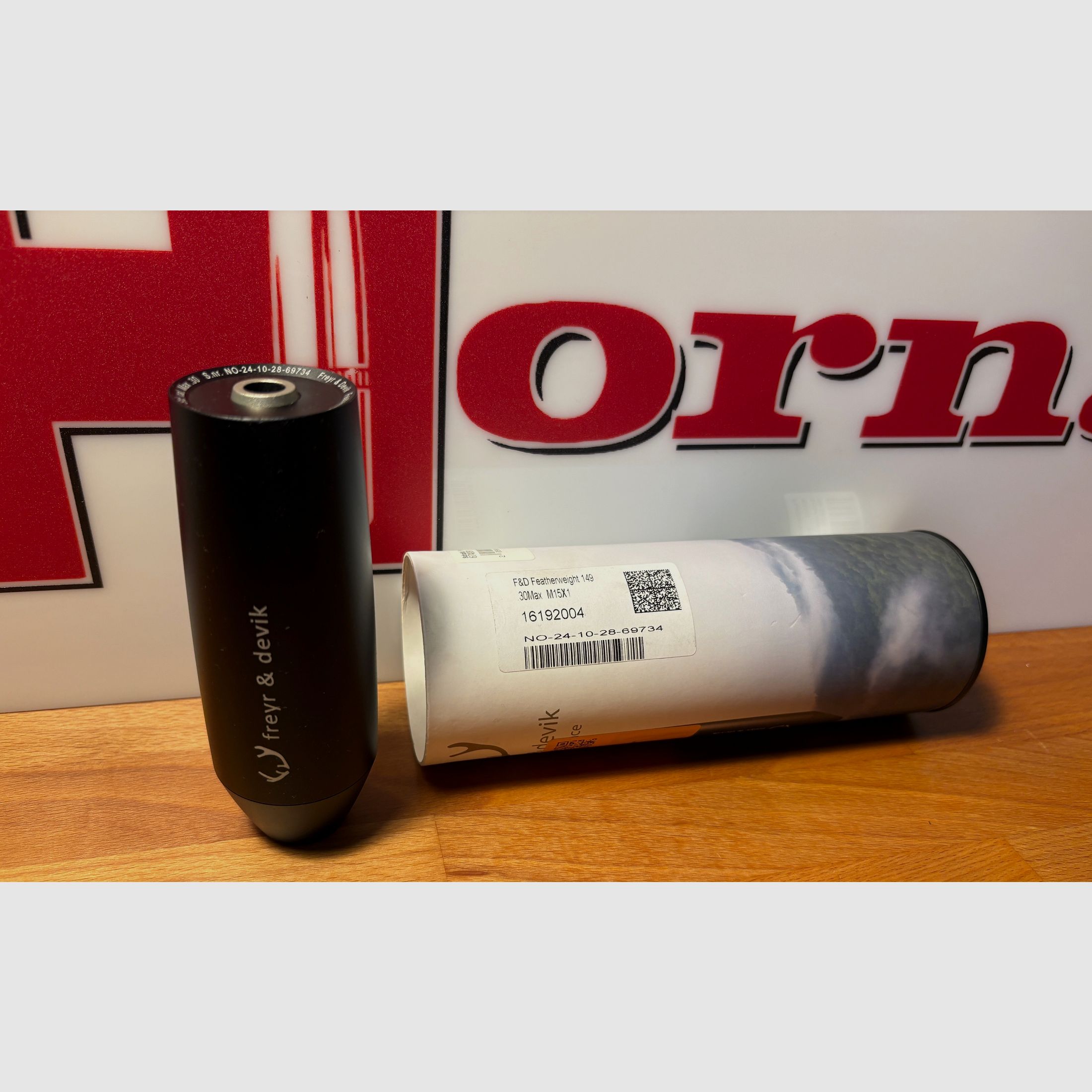Freyr & Devik suppressor Featherwight 149 M15X1 caliber 30