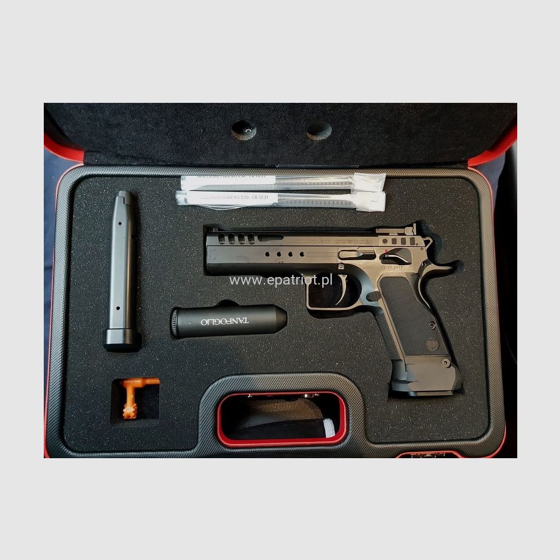 Pistola TANFOGLIO Limited Custom HC Black, imagen 1 de 2