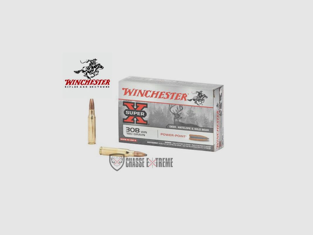 20 Patronen WINCHESTER Kal. 308 Win 150gr Power Point