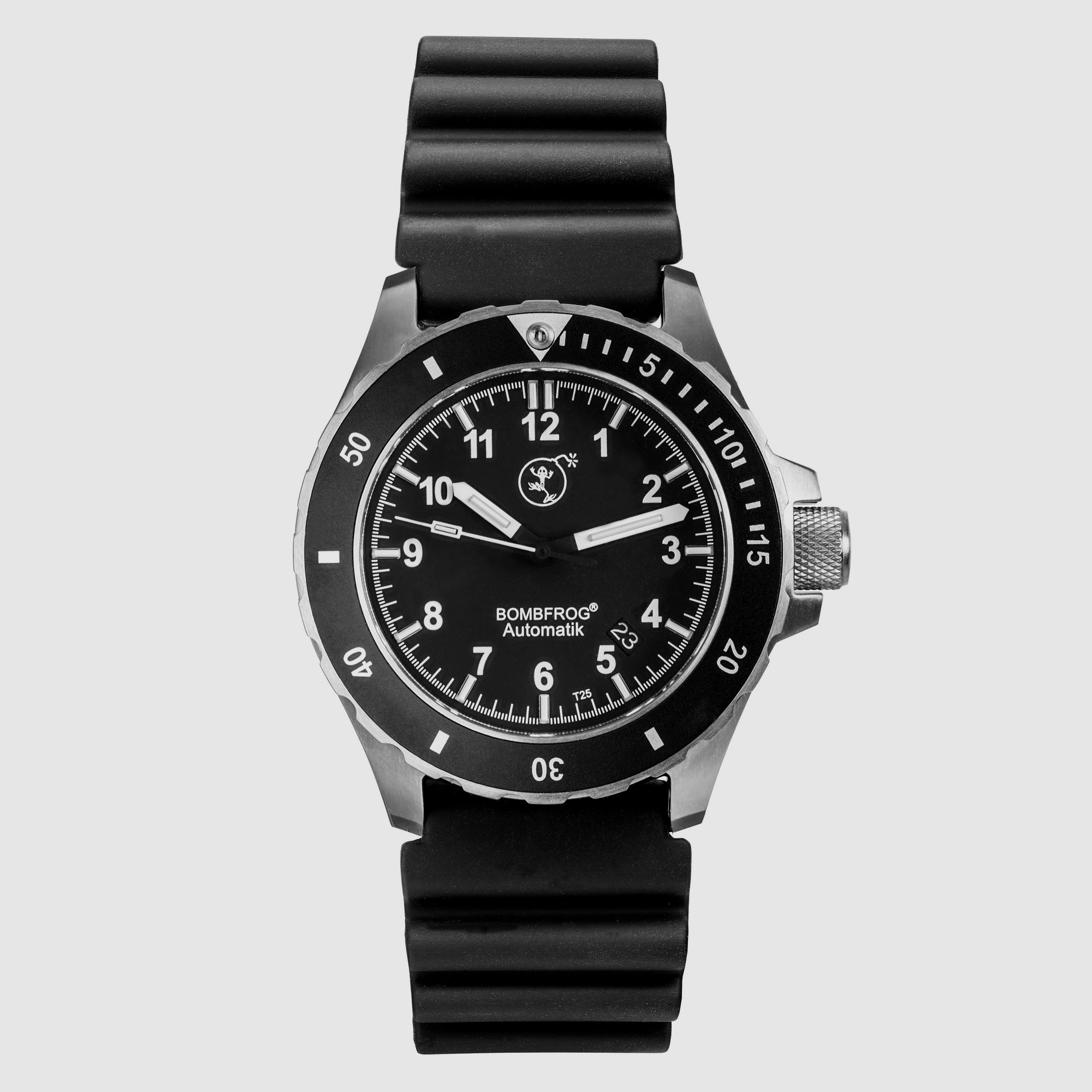 BOMBFROG BT25 bracelet en acier inoxydable et néoprène, image 1 sur 5