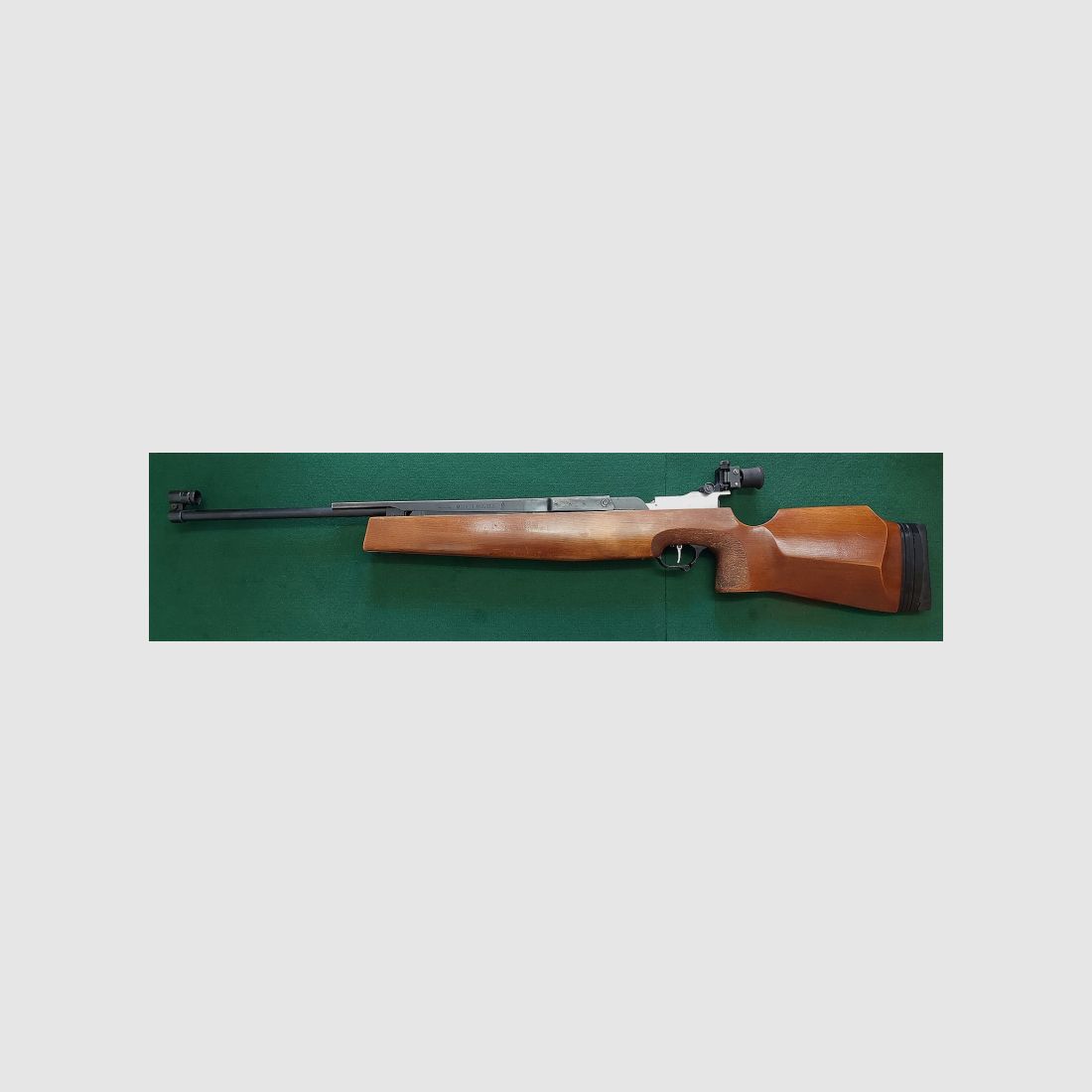 Sammlerstück Haenel Suhl MODELL MLG 550 Kal. 4,5mm Matchgewehr mit Dioptervisierung