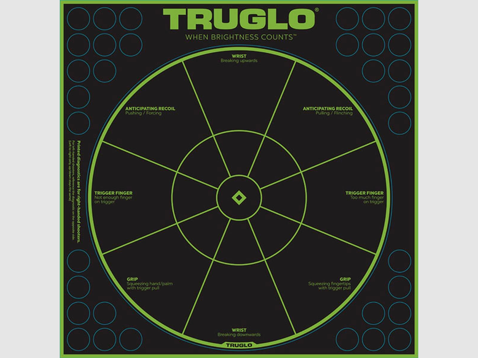 Cible de tir Truglo pour pistolet