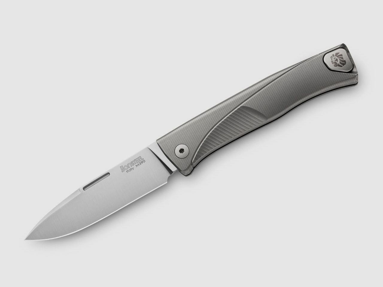 Nóż kieszonkowy Thrill Titanium Grey