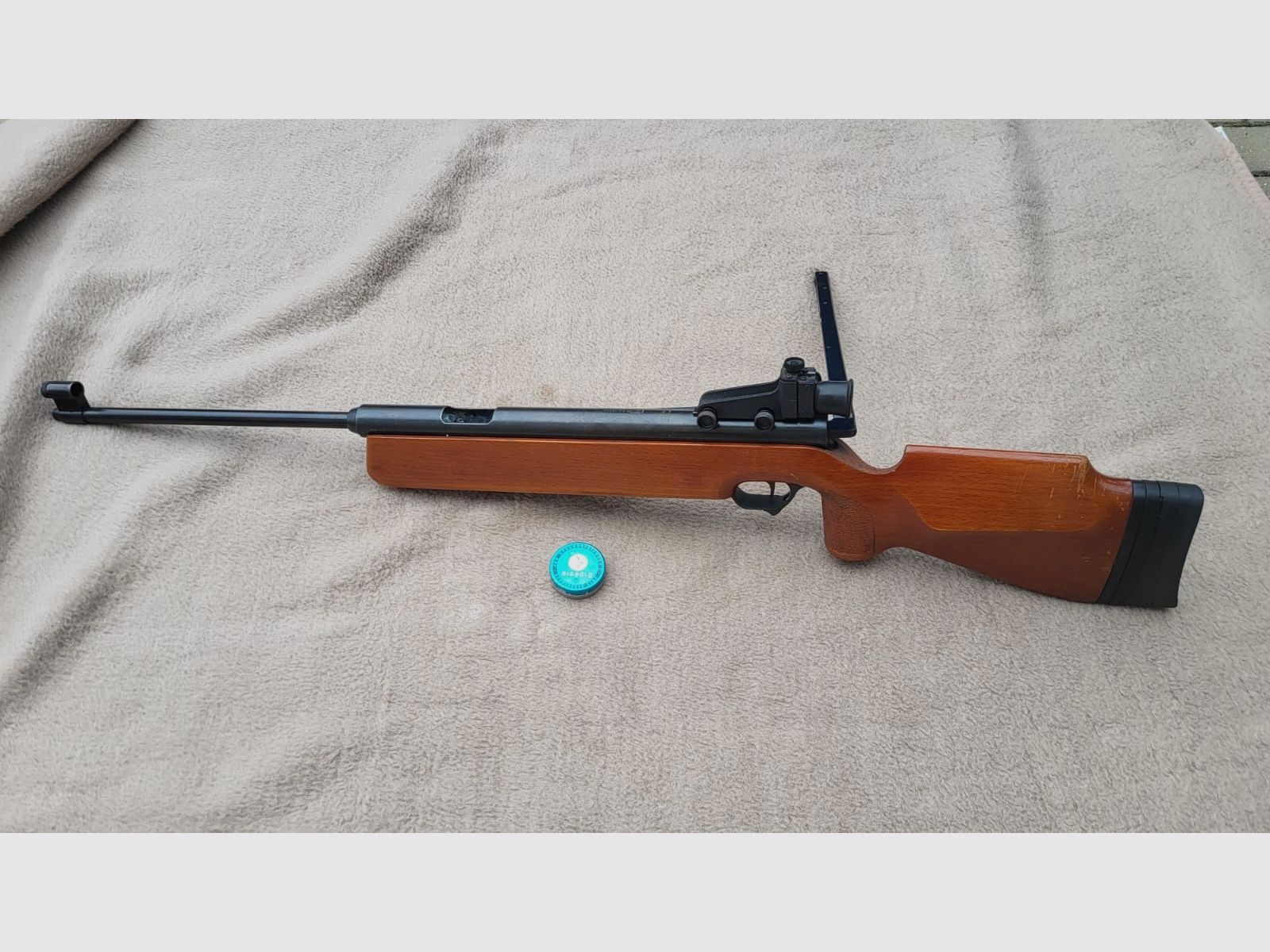 Karabin pneumatyczny DDR z Suhl, boczny, Haenel 312