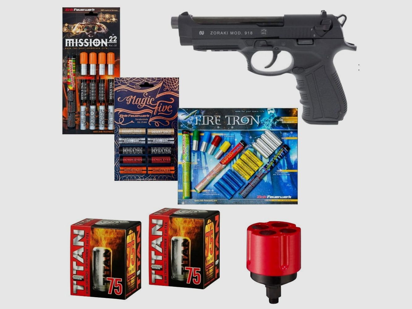 New Year's Set Zoraki 918 Fireworks Set