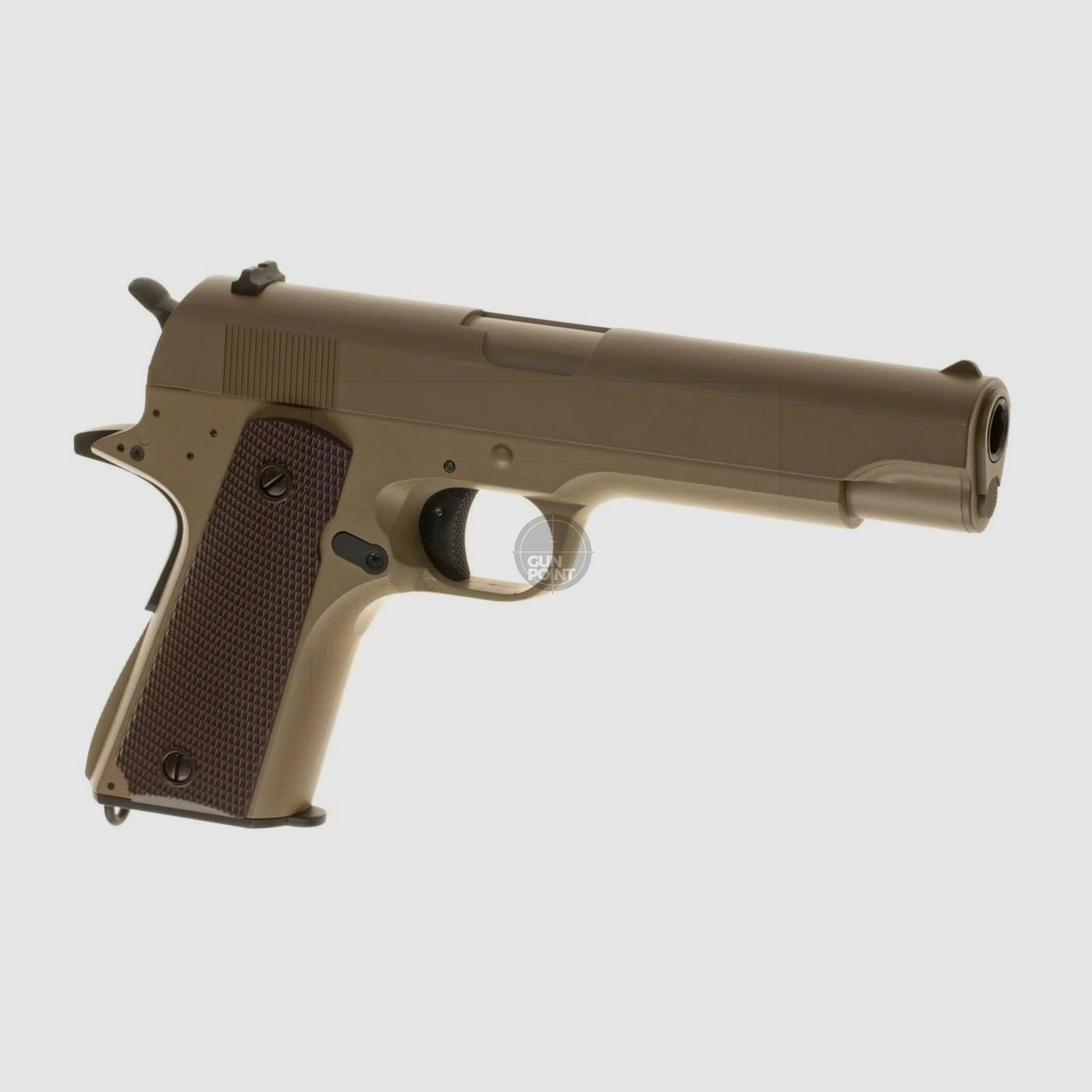 Softair - Pistole - Cyma CM123 AEP-Tan - ab 14, unter 0,5 Joule