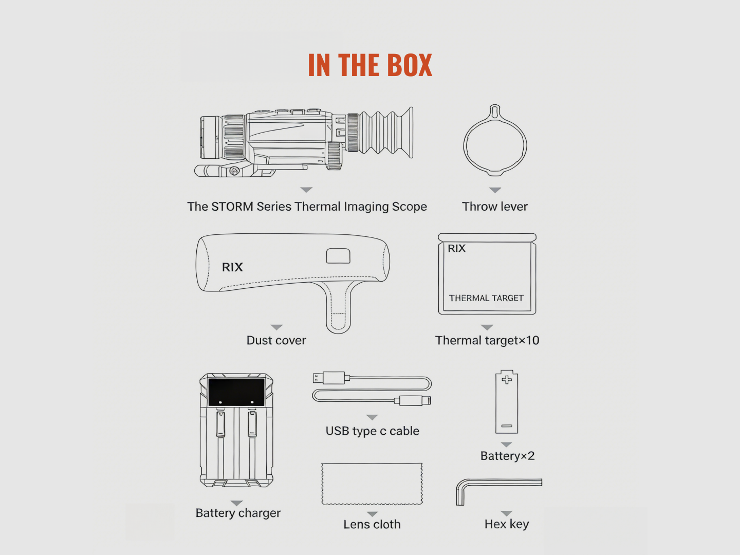 Rix Optics Storm S6R Cannocchiale termico (telemetro), immagine 7 di 7