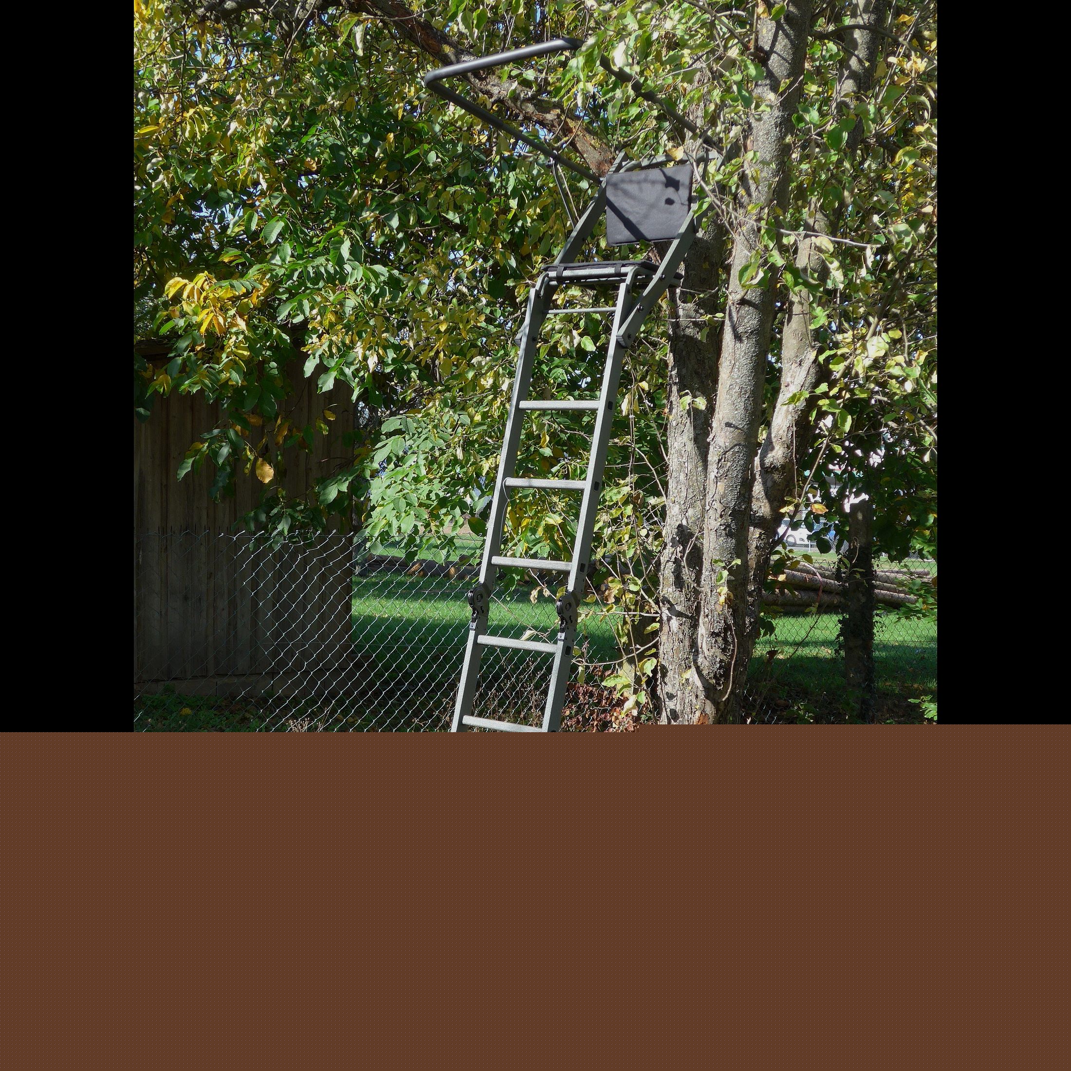 Asiento elevado en un árbol