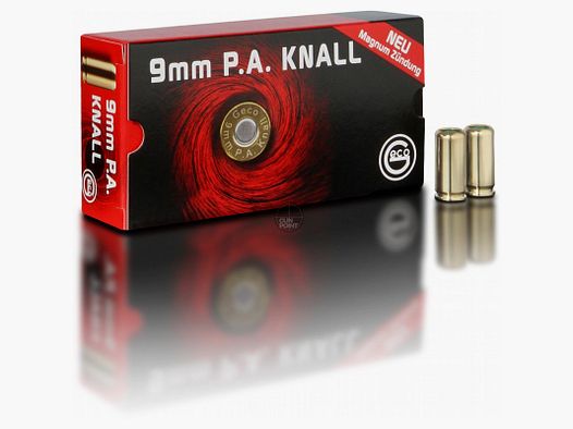 GECO - Platzpatronen 9 mm P.A.K. - 50 Stck