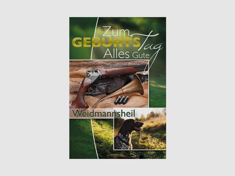 Fritzmann Geburtstags Karte Jagd