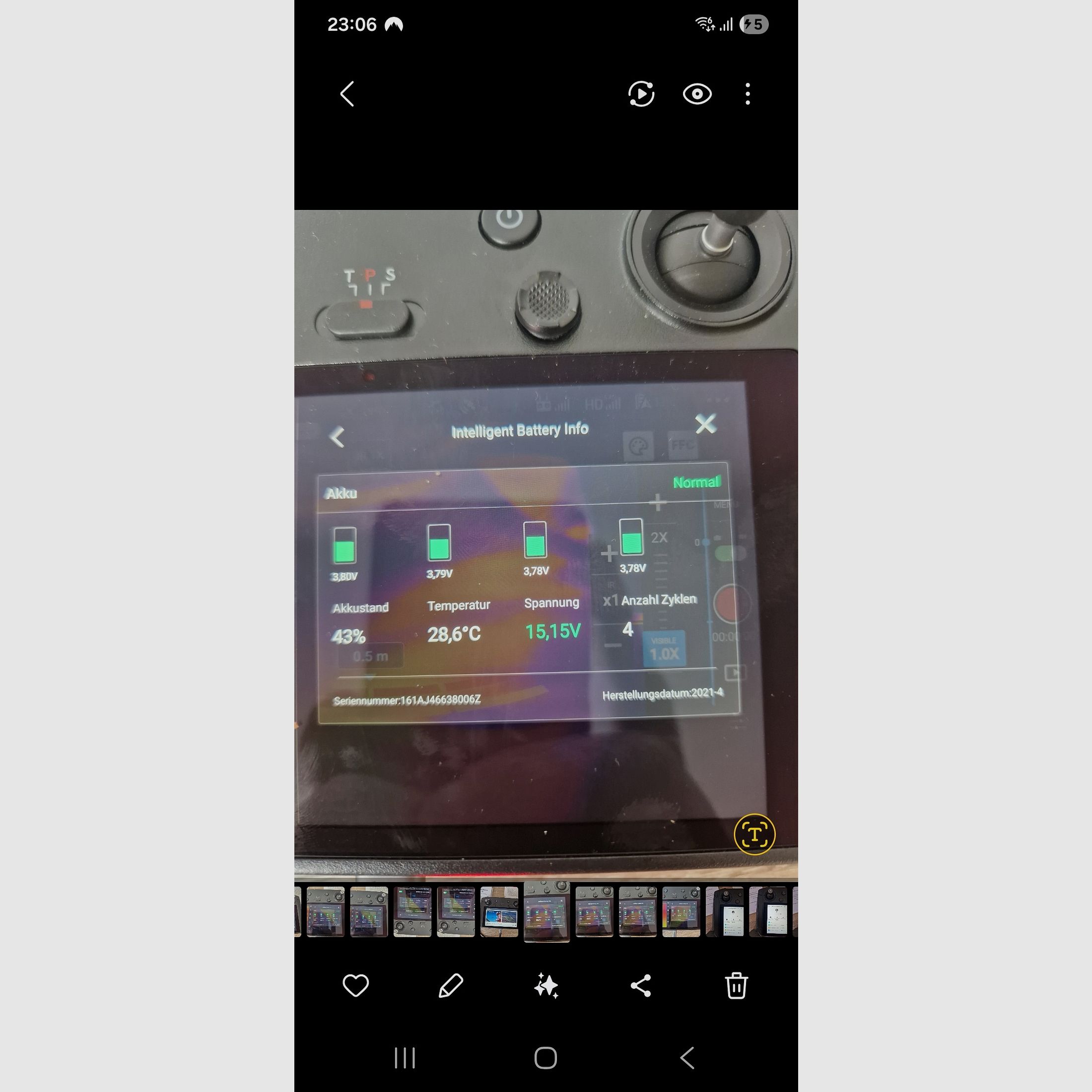 NUOVO DJI Mavic 2 Enterprise Advanced termografia 640 tempo di volo totale del dispositivo due ore entrambe le batterie hanno solo 4 cicli di carica.
