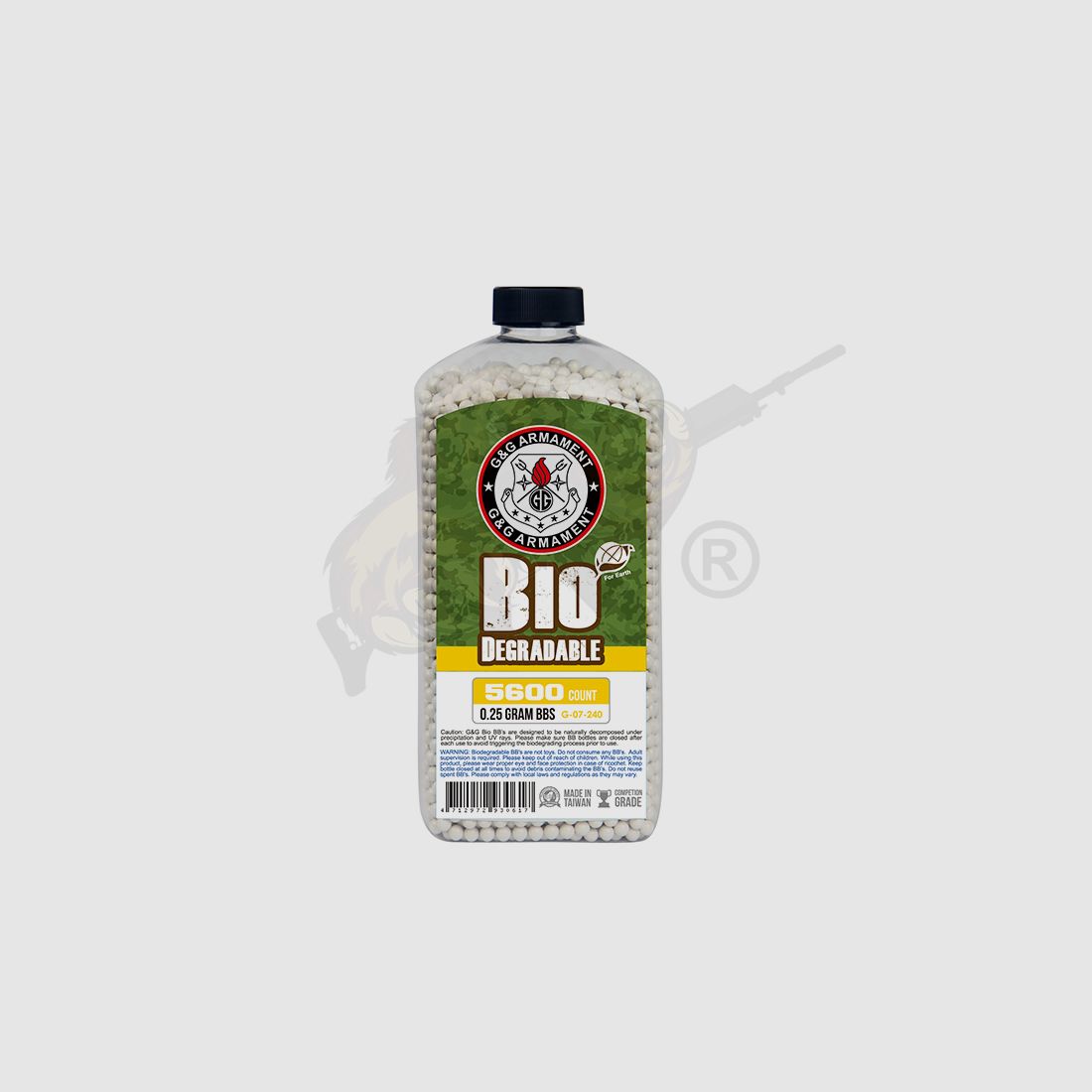 G&G Bio Precision Airsoft 0.25g (5.600 Stück) diameter 5,95mm - Desert