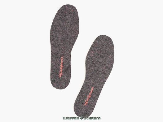 Woolpower Einlegesohlen Felt recycle grey
