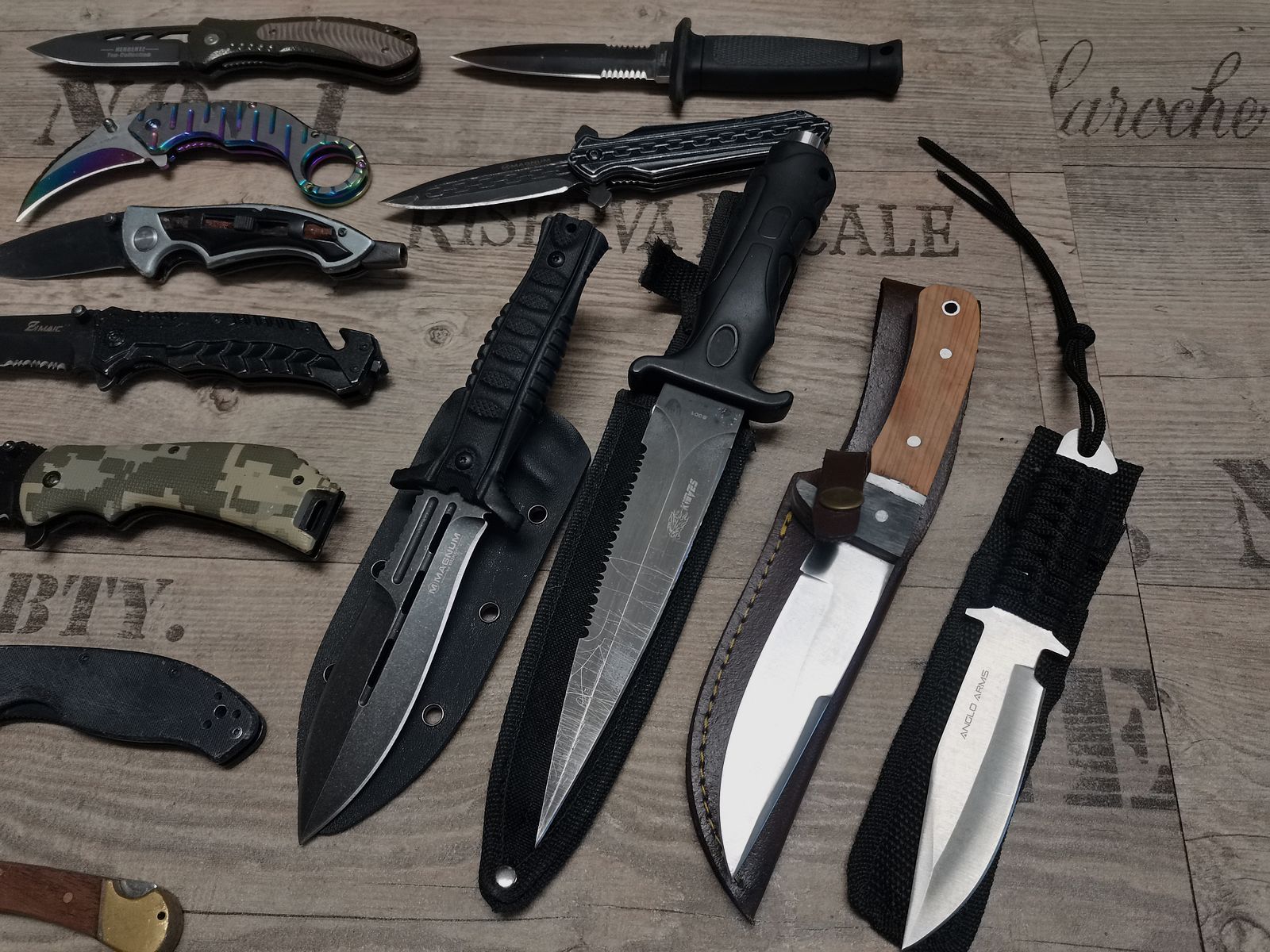 Messer Konvolut Böker Haller Herbertz etc. Karambit Einhandmesser Dolch Springmesser
