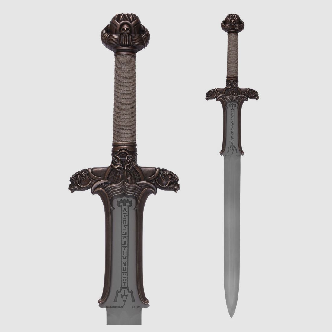Conan Schwert Atlantean mit Gravierungen