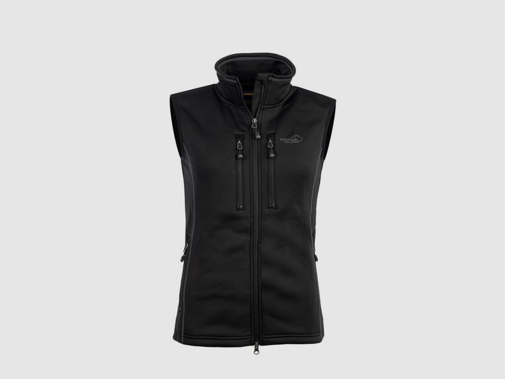 Arrak Outdoor Powerfleece Weste Damen Schwarz XL