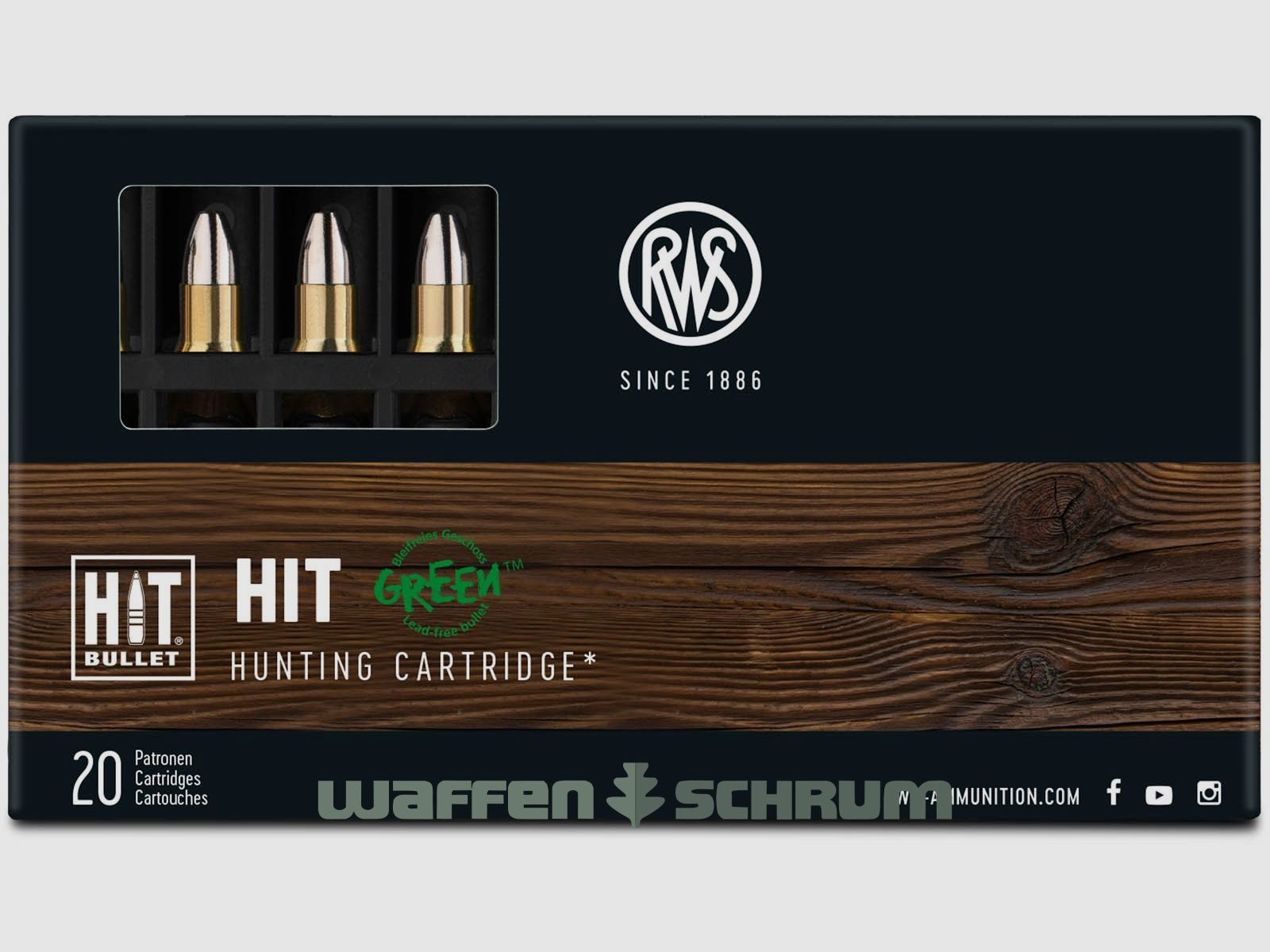 RWS HIT 2,6g - 40gr .223Rem