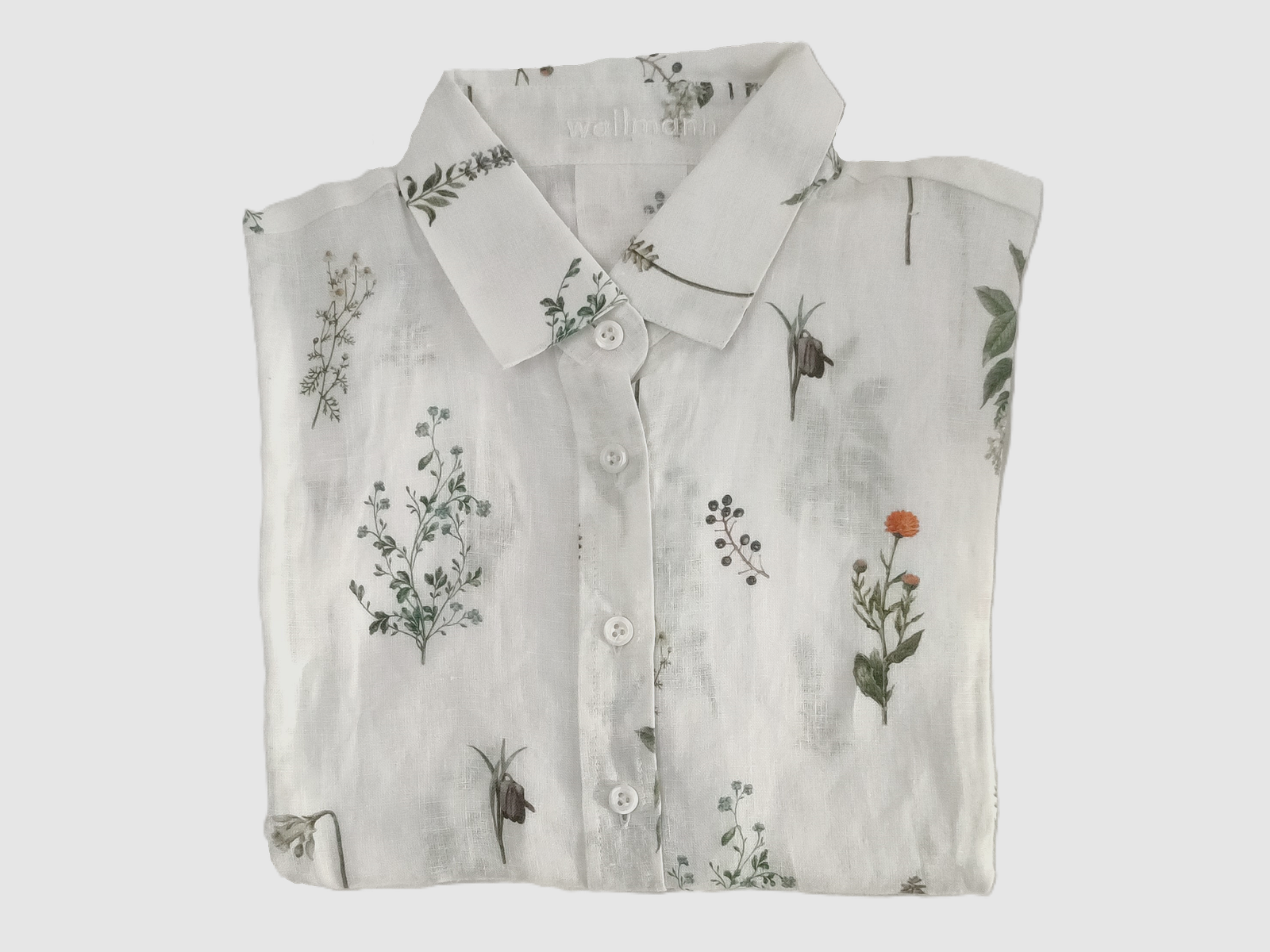 WALLMANN Blusa de Manga Corta con Estampado Floral, imagen 1 de 2