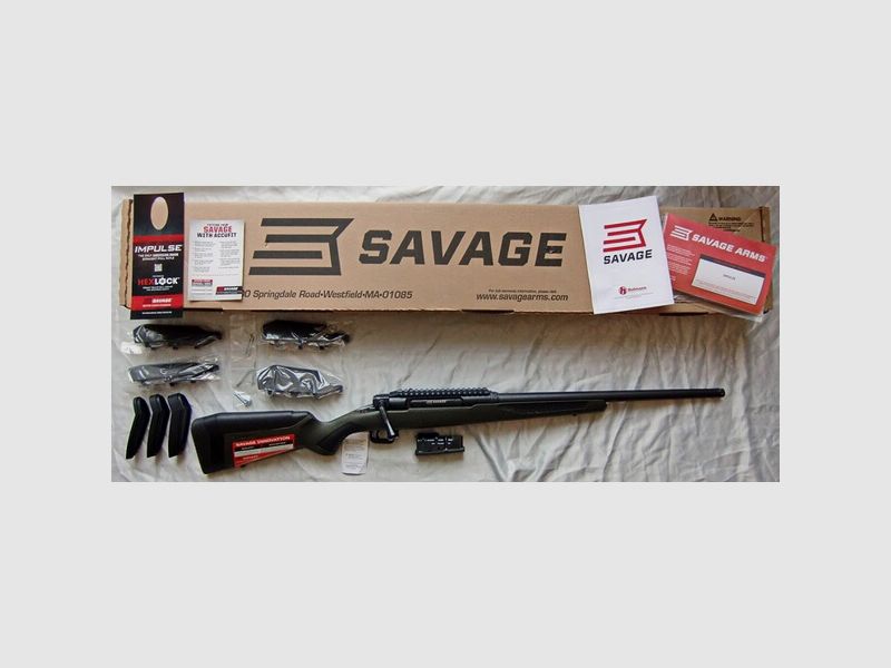 GERADEZUG-REP.-BÜCHSE SAVAGE IMPULSE HOG HUNTER, Kal. .30-06 SPRING., NEUWAFFE!!!