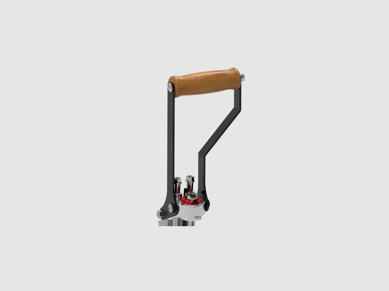 Rollgriffset für Lee APP Presse – Komfortgriff + Stahlhebel