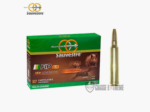 20 Cartouches SAUVESTRE FIP Plus 180gr Cal 300 Win Mag