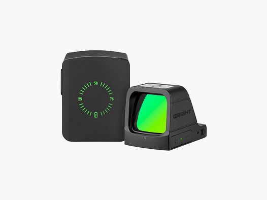 Osight X | Zielownik Zielony Multi-Reticle, Ładowanie Magnetyczne