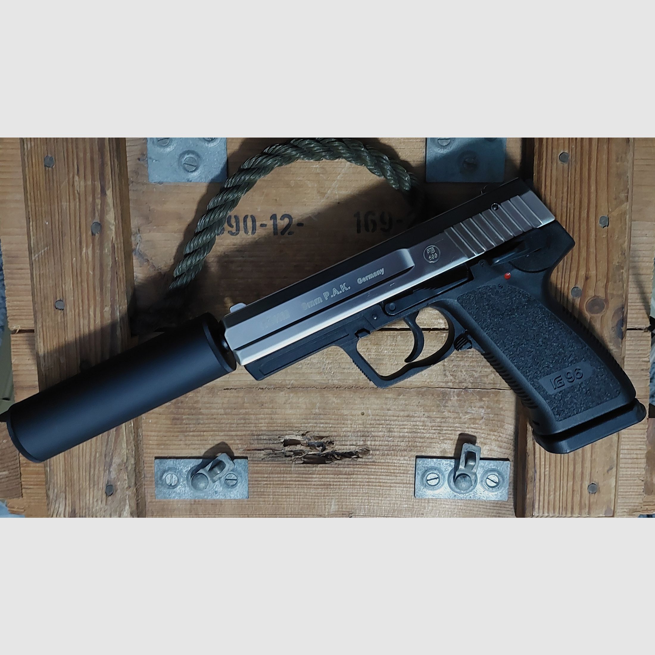 RÖHM - RG96 - Match - matt chrom (PTB 699) Glock RG 96 Walther